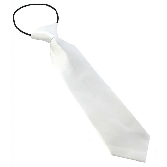 Cravata copii alba